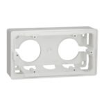 Schneider NU800418 | New Unica - mounting box - surface - 2 x 2 modules - white