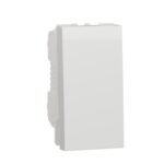 Schneider NU316118 | Switch, New Unica, mechanism, 1-pole 1-way, 16AX, 1 module, screw terminals, untreated, IP4X, white