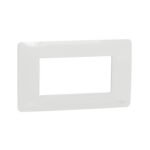 Schneider NU210418 | Cover frame, New Unica, 1 gang, 4 modules, white
