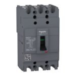 EZC100F3025 | circuit breaker Easypact EZC100F - TMD - 25 A - 3 poles 3d