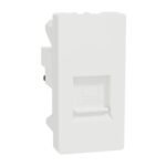 Schneider M3TB1_RJ6M | Data Socket, Miluz E, mechanism, CAT6, with shutter, white