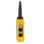 Schneider XACA471 | Pendant control station, plastic, yellow, 4 push buttons