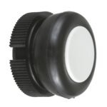 XACA9411 | Push button head, plastic, white, booted, spring return