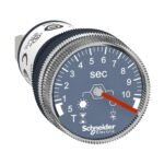 Schneider XB5DTGM5 | Panel mounted timer monofunction, Harmony XB5, plastic, 22mm, time delay 3...60min, 100...240V AC DC