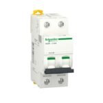 Schneider A9K24263 Acti9 | Miniature circuit-breaker, Acti9 iK60N, 2P, 63 A, C curve, 6000 A (IEC 60898-1)