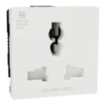 Schneider M3TB426_IS | International Socket outlet, Miluz E, 16A, 250V, 2 Module, White