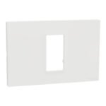 Schneider M3TB01_WE | Cover frame, Miluz E, 1 gang, white
