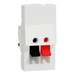 Schneider NU348718 | New Unica - loudspeaker socket - 1 module - white