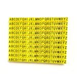 Numbering1.5 | Onka Cable numbering letters 1.5 - 2.5MM (CABLEMARKE)