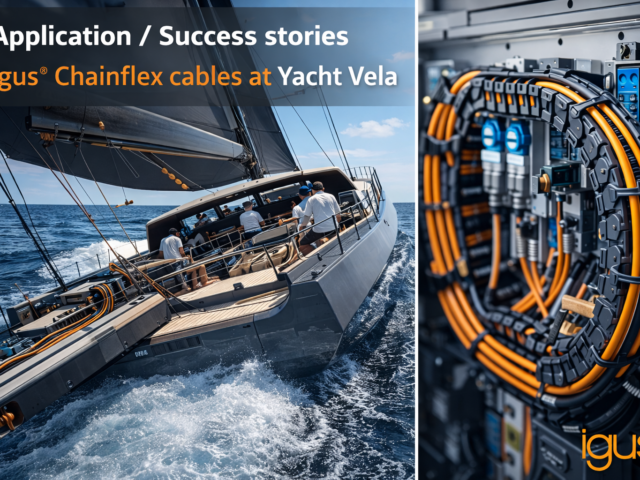 igus® Chainflex cables at Yacht Vela